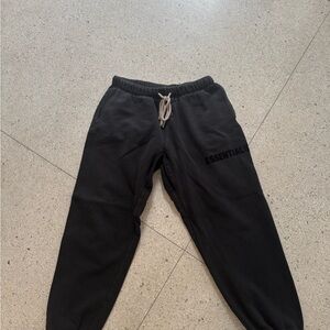 Essentials Charcoal Fleece Pants
